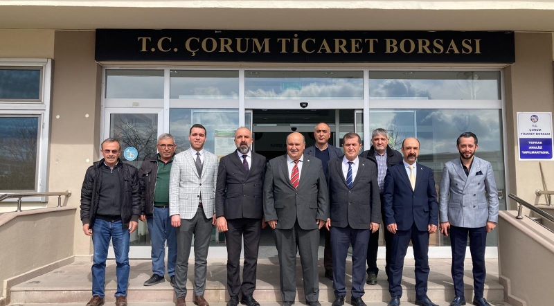 İyi Parti Çorum Belediye Başkan Adayı Ahmet Ertekin'den Borsamıza Ziyaret