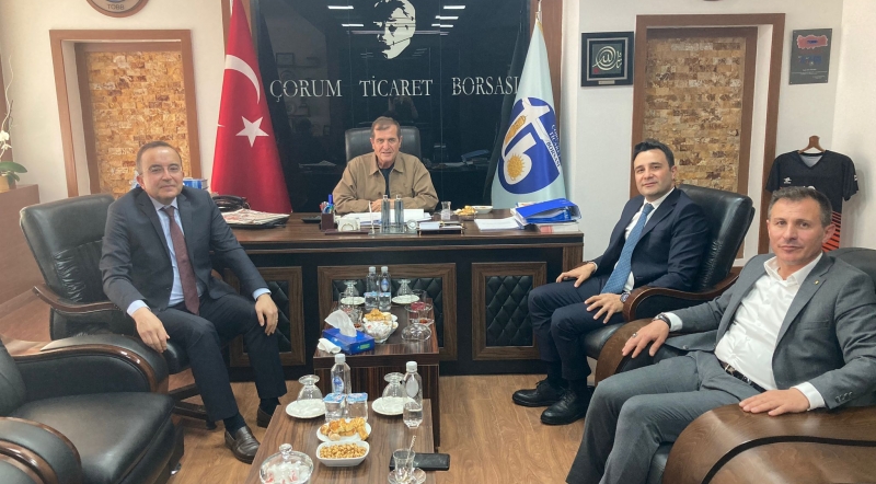 Ziraat Bankası Çorum Bölge Müdürü Kahraman Turcan' dan Borsamıza Ziyaret